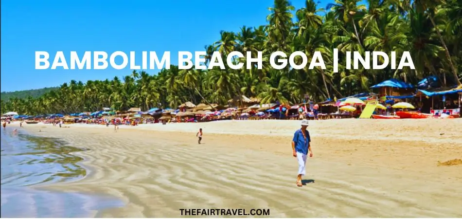 BAMBOLIM BEACH GOA INDIA IMAGE